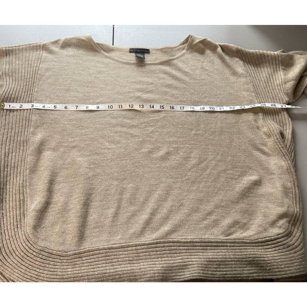 Design History Sweatshirt Long Sleeve Knitted Pullover Brown Plus 1X Lagenlook - Picture 8 of 10